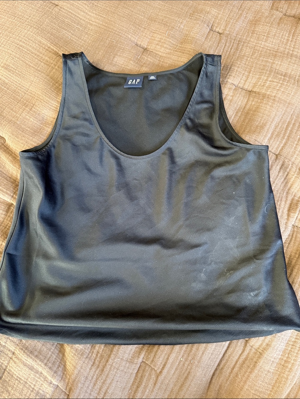 GAP Black Scoop Neck Tank